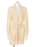 【Lady Like】ループヤーントッパーカーデ/キャメル