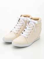 【twinktwink】インヒールハイカットスニーカー/イエロー