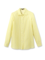 ダブルボーダーシャツ/レモンイエロー(331)