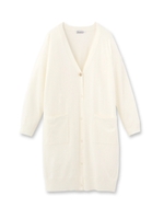 ビジュー付きロングカーディガン/ベビーピンク(071)