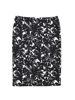 フラワープリントスカート/ブラック(010)