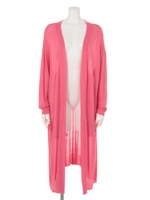 ロングカーディガン/ピンク