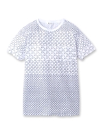 手描き風総柄千鳥Tシャツ/ブラック(119)