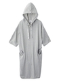 BINDING HOODED DRESS/グリーン