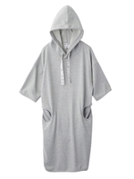BINDING HOODED DRESS/グリーン