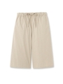 LEGLAZIK シンプルハーフパンツ/ベージュ(052)