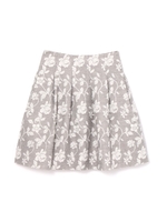 SLABBY FLORAL JAQUARD SKIRT/ベージュ(040)