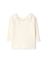 SPRING RIB BASIC KNIT/ホワイト(030)