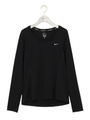 【NIKE】ナイキ ウィメンズ DRI-FIT コントアー L/S トップ/BLK