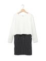 かのこドッキングワンピース/ホワイト(301)