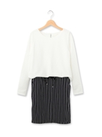 かのこドッキングワンピース/ホワイト(301)