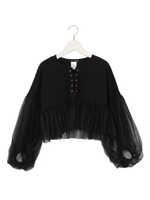 ペザントTOPS/ブラック