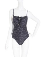 レースupオールインワン【ランダムドット】/ブラック