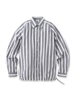 Violet Buffalo Wallows ストライプドロストシャツ/グレー(312)