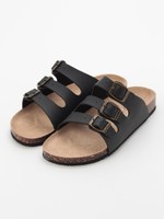 ストラップフラットサンダル/WH