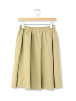 タックフレアスカート/ベージュ(052)