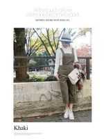 2WAYガウチョサロペット/キャメル