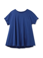 Aライン切り替えフレアカットソー/オレンジ(067)