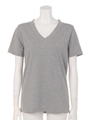 SMOOTH V NECK T/S/グレー