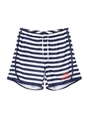 【X-girl sports】SUMMER STRIPED SHORTS/ネイビー