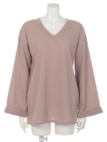 フレアースリーブTOPS/LGRY