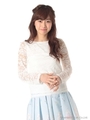 レースTOPS/クリーム