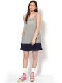 PILE TANK DRESS/アッシュ