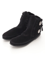TWO BUTTON BOOT/ブラック