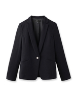 [S]ジャージ変形テーラードジャケット/ネイビー(093)