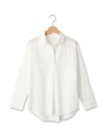 エアリーコットンシャツ/ブルー(392)