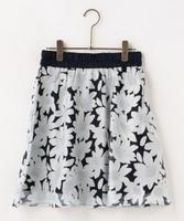 オパールマーガレット柄スカート