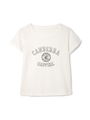 カレッジロゴTシャツ/ホワイト(032)