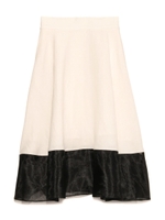 シースルーリネンスカート/WHT