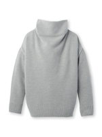 ボトルネックニットプルオーバー/グレー(912)