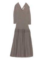 ルーズプリーツワンピース/GRY