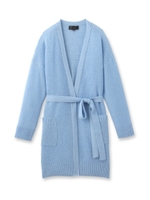 【VERY4月号掲載】ベルト付きトッパーカーディガン/ライトブルー(091)