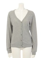 【anap mimpi】コンチョボタンシンプルカーディガン/GRY