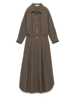 【emmi atelier】ロングシャツワンピース/PNK