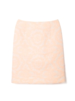 インポートジャガードミニスカート/ピンク(090)