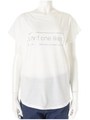 シルバーロゴTシャツ/ホワイト