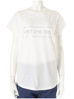 シルバーロゴTシャツ/ホワイト