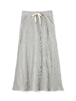 ワッフルマキシスカート/グレー(020)