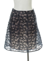 フラワーレースセットアップスカート/オフホワイト