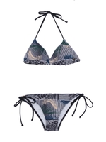 EMODA×ROXY Palm tree TRIANGE BIKINI/BLK