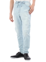 【AZUL by moussy】スキニードビーデニムパンツリメイクBW/BleachWash