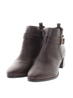 【AZUL by moussy】ベルテッドショートブーツ/BRN