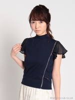 【se】ラッフルレースカットソー/オフホワイト