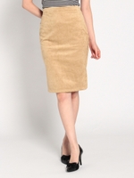 スウェードライクスカート/モカ
