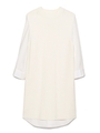 ノースリニットコンビワンピース/WHT