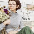 horn ロングネックレス